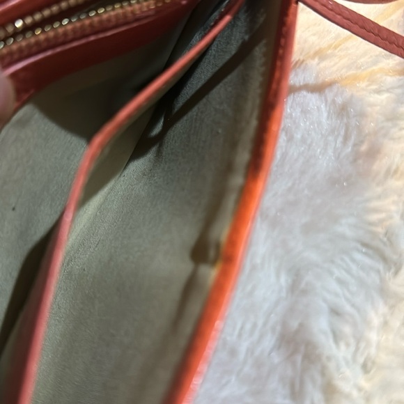 Chloe Peach Wallet With A Snappy Snap Button & Zipper is Zippy - Picture 7 of 16